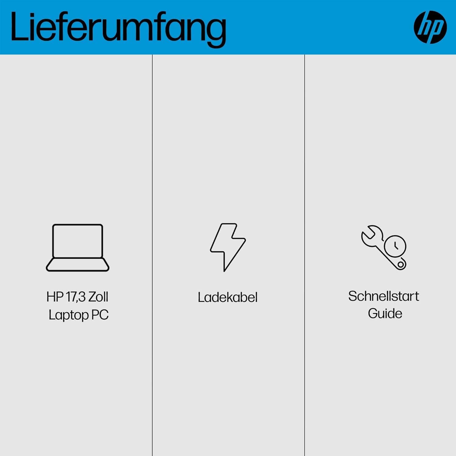HP Laptop mit 17,3" HD+ Display, Intel Celeron N4120, 8 GB DDR4 RAM, 256 GB SSD, Intel UHD-Grafik, Windows 11, QWERTZ Tastatur, Schwarz Bild 6