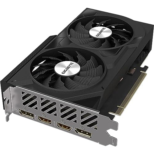 Gigabyte NVIDIA GeForce RTX 4060 WINDFORCE OC Graphics Card - 8GB GDDR6, 128-bit, PCI-E 4.0, 2475MHz Core Clock, 2x DP 1.4, 2x HDMI 2.1a, NVIDIA DLSS 3 - GV-N4060WF2OC-8GD Bild 8