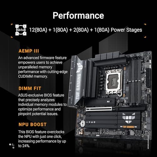 ASUS TUF Gaming B660M-PLUS WiFi Mainboard Sockel Intel LGA 1700 (Intel B660, mATX, DDR5 Speicher, Dual PCIe 4.0 M.2 Slots, Intel WiFi 6, Aura Sync) M-Plus WiFi TUF B660 Bild 6