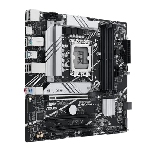 ASUS Prime B760M-A-CSM Business Mainboard Sockel Intel LGA 1700 (Intel B760, mATX, DDR5 Speicher, 2X PCIe 4.0 M.2, Aura Sync) Bild 6