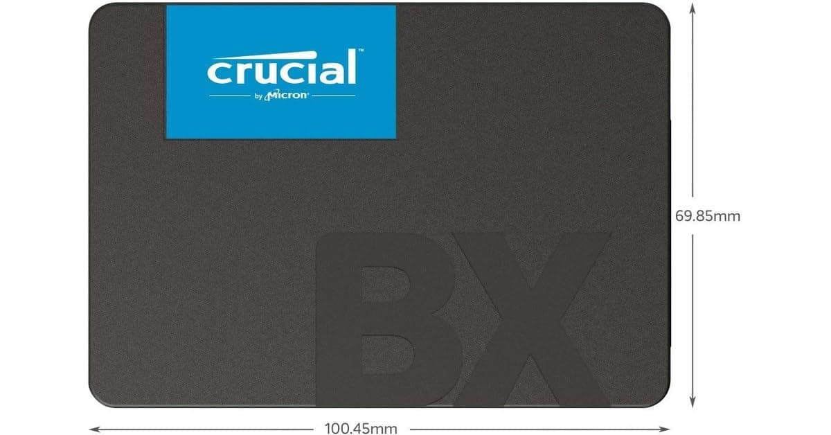 Crucial - Disco Ssd Interno - Bx500 - 500 Gb - 2,5 Pollici (ct500bx500sd1) Standard SSD Bild 5