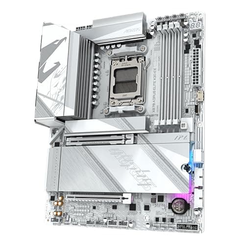 GIGABYTE X870 AORUS Elite X3D Ice Mainboard - Unterstützt AMD Ryzen 9000 Prozessoren, 16+2+2 Phasen Digital-VRM, bis zu 9000Hz DDR5 (OC), 2xPCIe 5.0 + 2xPCIe 4.0, Wi-Fi 7, 2.5GbE LAN, USB 4 Bild 8