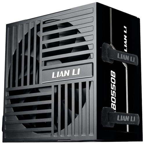 Lian Li RB 550W PC-Netzteil - Schwarz | 80 Plus Bronze, teilmodular, ATX 3.1, leiser 135-mm-Lüfter, effiziente Stromversorgung für Office & Gaming PCs Bild 2