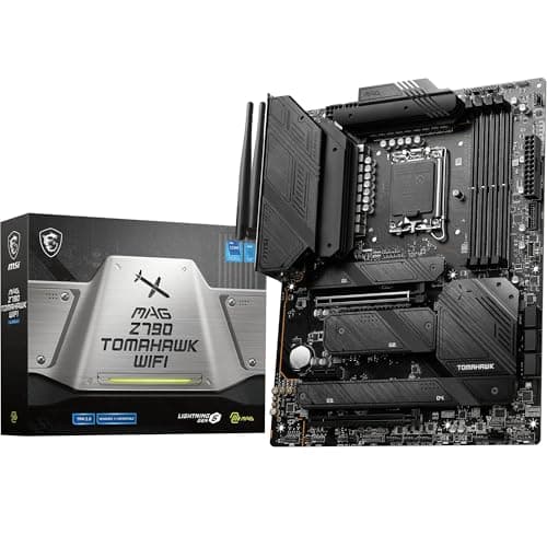 MSI MAG Z790 Tomahawk WiFi Mainboard, ATX - Unterstützt Intel Prozessoren der 12., 13. & 14. Gen, LGA 1700-90A SPS VRM,DDR5 Memory Boost 7200+MHz/OC, PCIe 5.0 & 4.0 x16,4 x M.2 Gen4,Wi-Fi 6E
