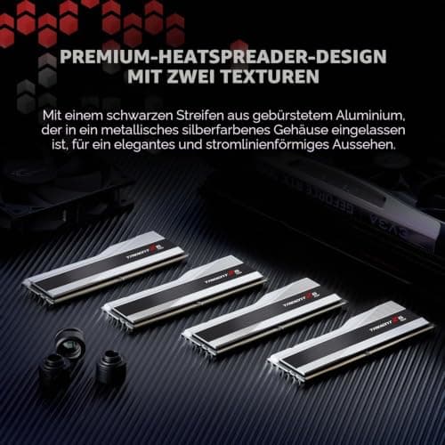 G.Skill Trident Z5 RGB Series (Intel XMP) 32GB (2X 16GB) 288-pin SDRAM DDR5 7200 CL34-45-45-115 1,40V Dual Channel Desktop Memory F5-7200J3445G16GX2-TZ5RS (Metallic S) Silber Metallic Silver Bild 8
