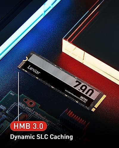 Lexar NM790 2TB Interne SSD, M.2 2280 PCIe Gen4x4 NVMe 1.4 , Bis zu 7400MB/s Lesen, 6500MB/s Schreiben, Solid-State-Laufwerk für PS5, PC, Laptop und Gamer (LNM790X002T-RNNNG) Bild 8