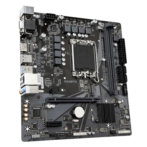 GIGABYTE H610M H V2 DDR4 Mainboard - Unterstützt Intel Core Prozessoren 14th CPUs, 6+1+1 Hybrid Digital VRM, up to 3200MHz DDR4 (OC), 1xPCIe 3.0 M.2, GbE LAN, USB 3.2 Gen 1 Bild 6