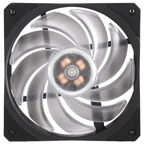 Cooler Master Hyper 212 RGB Black Edition CPU Kühler mit LGA1700 Halterung, 4 Direktkontakt-Heatpipes mit Lamellen, SF120R RGB-Lüfter, Prozessorlüfter mit optionaler Push-Pull-Lüfterkonfiguration Bild 6