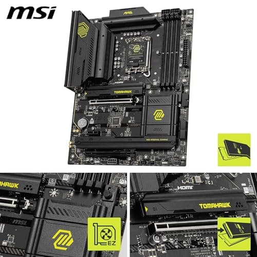 MAG B860 Tomahawk WiFi Mainboard, ATX - Unterstützt Intel Core Ultra Prozessoren (Series 2), LGA 1851 - DDR5 Memory Boost 9200+ MT/s OC, 1 x PCIe 5.0 x16, 1 x M.2 Gen5, 5G LAN, Wi-Fi 7 Bild 6