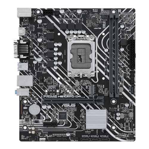 ASUS Prime H610M-D D4 Gaming Mainboard Sockel Intel LGA 1700 (Intel H610, mATX, DDR4 Speicher, PCIe 4.0, M.2, COM Port, LPT Header, RGB Header) M-D D4 Prime H610 Bild 4