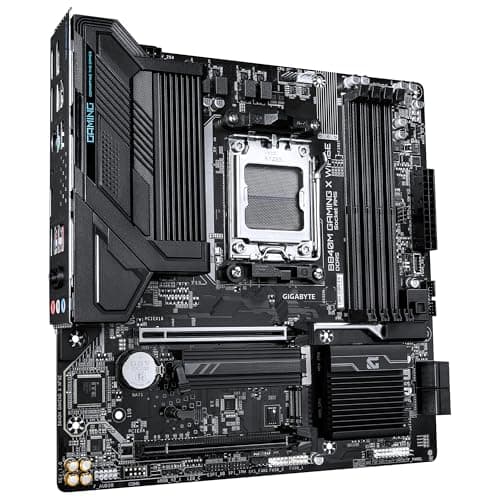 GIGABYTE B840M Gaming X WIFI6E Mainboard – AMD Ryzen 9000 CPUs, 8+2+2-Phasen-VRM, bis zu 8200 MHz DDR5 (O.C.), 2× PCIe-4.0-M.2, Wi-Fi 6E, 2,5-GbE-LAN, USB 3.2 Gen 1 Bild 6