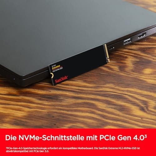 SanDisk Extreme M.2 NVMe SSD 2 TB (Interne SSD, PCIe Gen 4.0, bis zu 5.150 MB/s, nCache-Technologie, 5 Jahre Garantie) Bild 5