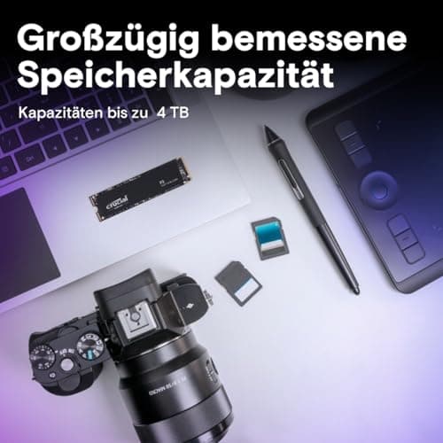 Crucial P3 500GB M.2 PCIe Gen3 NVMe Interne SSD 3D NAND, bis zu 3500MB/s - CT500P3SSD8 Bild 5