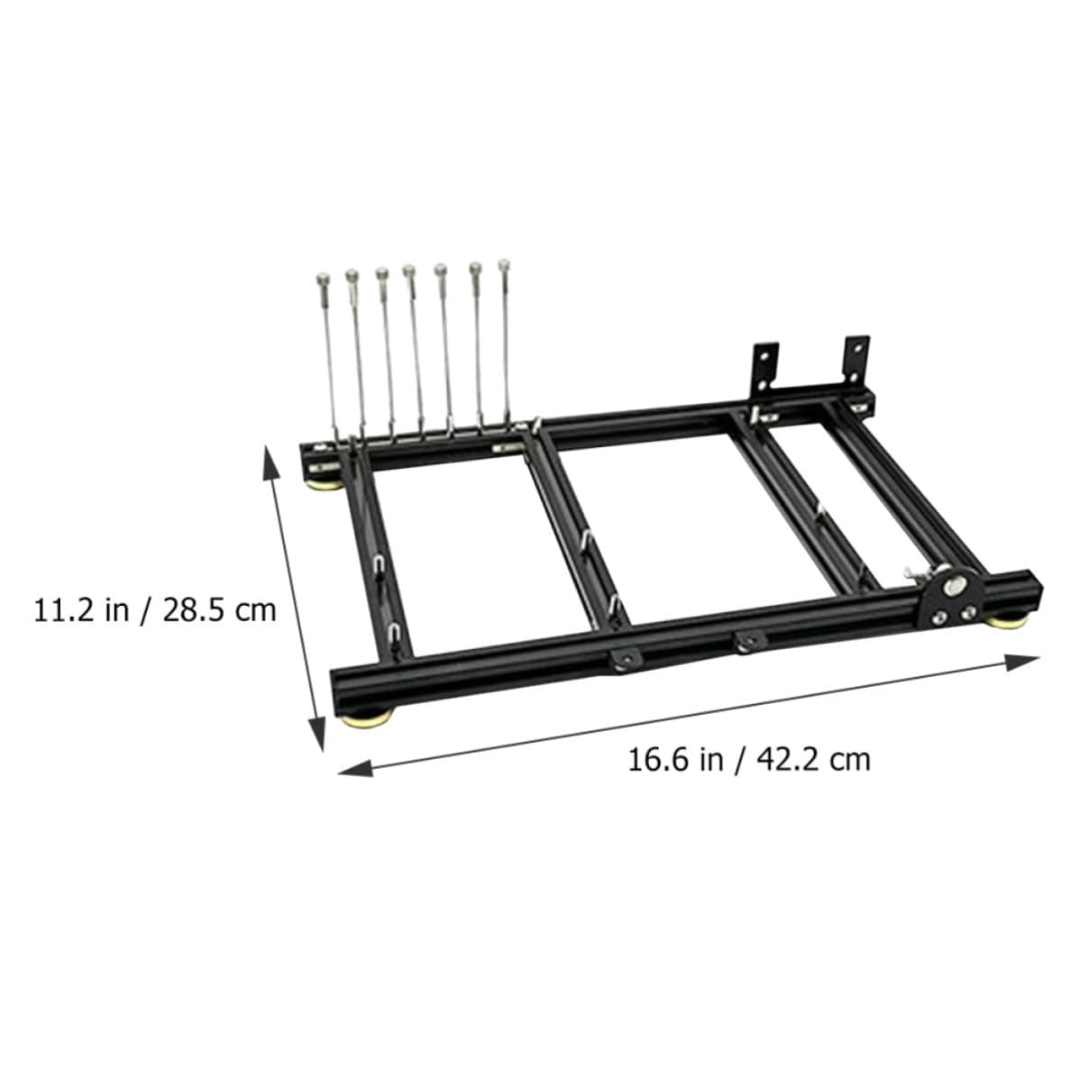 Offenes Computergehäuse aus Aluminium mit Stabilem Layout und 7 Pci Slots Kompatibel mit ATX Mainboards für Selbstgemacht PC BAU und Tests Bild 3