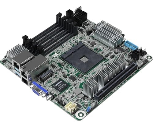 Asrock X570D4I-2T Mainboard AMD X570 AM4 Mini ITX Steckplatz Bild 4