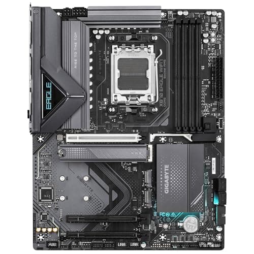 GIGABYTE X870 Eagle WIFI7 Motherboard - Unterstützt AMD Ryzen 9000 CPUs, 14+2+2 Phasen VRM, bis zu 8000MHz DDR5 (OC), 1xPCIe 5.0, Wi-Fi 7, 2.5GbE LAN, USB 4 Bild 4