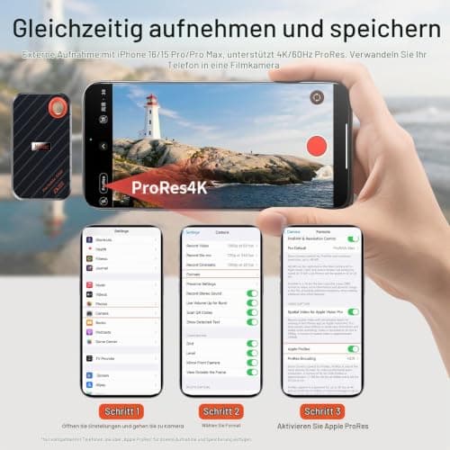 Netac ZX20 II 1TB Portable SSD NVMe Externe Festplatte, USB 3.2-C, Lesegeschwindigkeit bis zu 2000MB/s, Externe Solid State Laufwerke (magnetisches Design, stoß- und fallfest) Bild 8