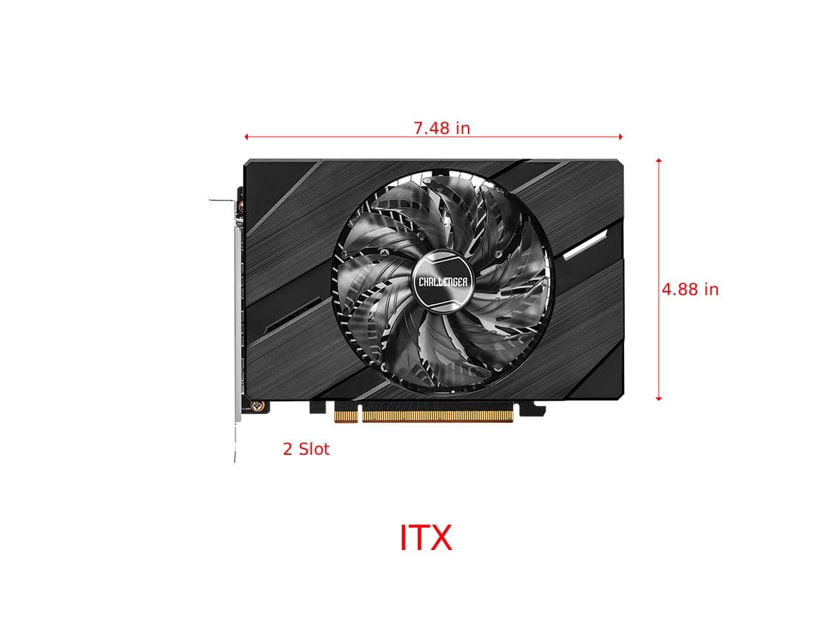 ASRock Challenger Intel Arc A380 ITX 6GB OC GDDR6 Bild 4