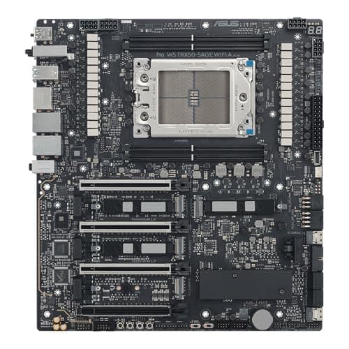 ASUS PRO WS TRX50-SAGE WiFi Workstation Mainboard (Overclocking, 36-Phasen Design, PCIe 5.0 x16 und M.2, USB4 40Gb/s, 10Gb und 2.5Gb LAN, Multi-GPU Support, CEB Formfaktor) SAGE WIFI A Pro TRX50 Bild 4