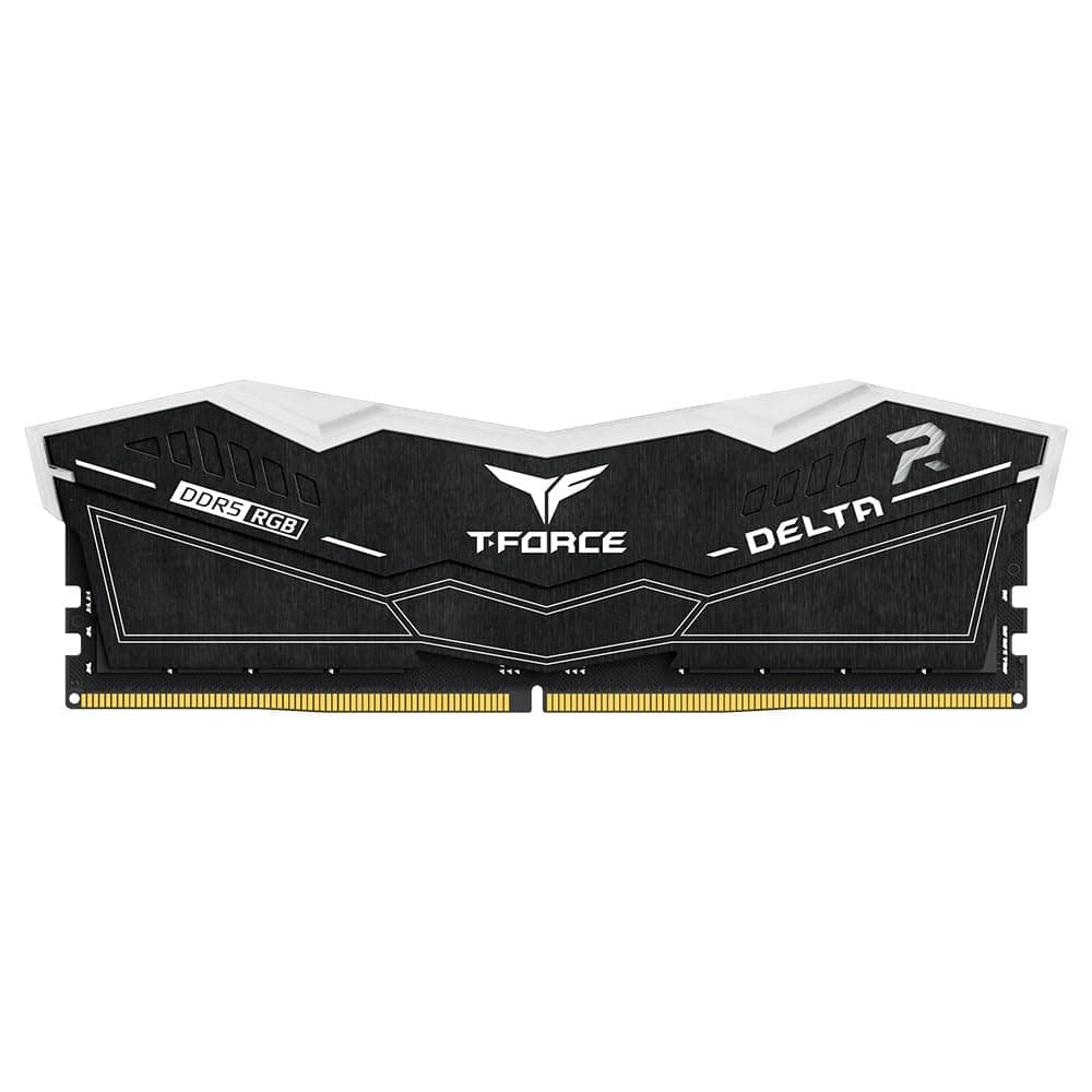 TEAM GROUP T-Force DELTA RGB DDR5 RAM, 6000MHz, 32GB (2x16GB), CL30, Desktop-Speicher mit RGB-Beleuchtung, PMIC-Kühlung, One-Click Overclocking (Weiß) Bild 3