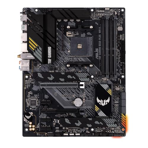 ASUS TUF Gaming B550-PLUS WiFi II Mainboard Sockel Ryzen AM4 (AMD B550, ATX, PCIe 4.0, DUal M.2, WiFi6, SATA 6Gbit/s, Thunderbolt 3 Header, Aura Sync) Bild 4