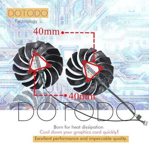 95MM PLD10010S12HH GPU Lüfter für Grafikkarte Kühler für MSI RTX 3070 3060 VGA DC 12V 0,40A RTX 3060 Ti VENTUS 2X OC Lüfter Ersetzen Sie Den Kühler (Grafikkartenlüfter-AB) Bild 6