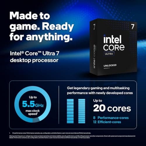 Micro Center CPU Motherboard Combo - Intel Ultra 7 265KF 20-Kerne entsperrter Desktop-Prozessor mit MAG Z890 Tomahawk WiFi Gaming LGA 1851 ATX Motherboard Ultra 7 265KF+MSI MAG Z890 Tomahawk WiFi Bild 8