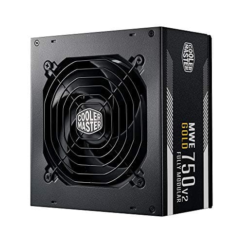 Cooler Master MWE 750 Gold V2, Modulares PC-Netzteil (EU-Stecker), 80 Plus Gold, 750 Watt Netzeil mit Flachkabel, 120mm HDB-Lüfter, Temperaturschwelle 50˚C 750W Gold Bild 2