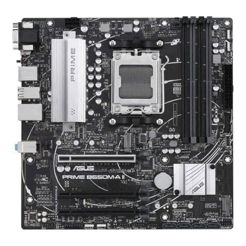ASUS Prime B650M-A II-CSM Mainboard Sockel AMD AM5 (Ryzen 7000, mATX, DDR5, PCIe 5.0, 2.5GB Ethernet, DisplayPort, HDMI, VGA, USB 3.2, BIOS Flashback, Aura Sync) Bild 8