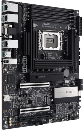 ASUS PRO WS Z890-ACE SE Workstation Mainboard Sockel Intel LGA 1851 (ATX, PCIe 5.0, DDR5, 10Gb & 2,5Gb-Ethernet, 4X M.2-Steckplätze, 1x USB 20Gpbs-Frontanschluss, Onboard-BMC) Bild 4