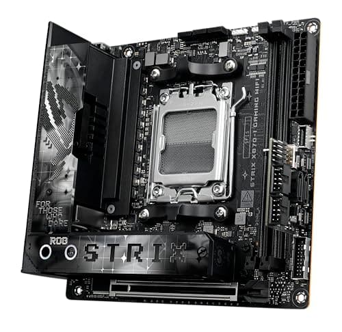 Asus Rog Strix X870-I Gaming Mainboard Sockel AM5 (AMD, X870, Mini-ITX, 10+2+1 Power Stages, Dynamic OC Switcher, Core Flex, DDR5, WiFi 7, M.2, PCIe 5.0) Bild 6