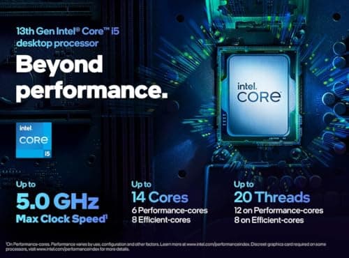 Intel® Core™ i5-13400 Desktop-Prozessor 10 Kerne (6 P-cores und 4 E-cores) 20 MB Cache, bis zu 4,6 GHz Bild 4