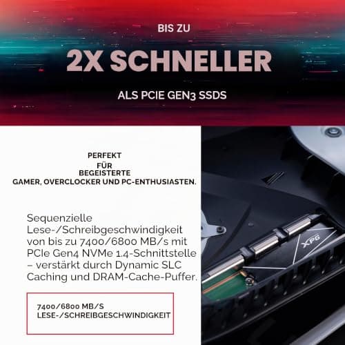 ADATA XPG GAMMIX S70 Blade 4TB Kompatibel mit PlayStation™ 5 Bild 8