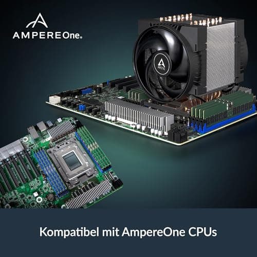 ARCTIC Freezer 4U-OneX – CPU Kühler für AmpereOne LGA5964, 2 x 120 mm PWM Lüfter (400–3300 rpm), 8 heatpipes, doppeltes Kugellager, 4U / 4HE Rack kompatibel Bild 4