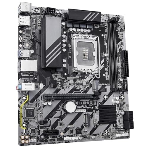 GIGABYTE B860M E Mainboard - Intel Core Ultra Series CPUs, 4+1+2 Phasen VRM, bis zu 8800MHz DDR5 (O.C), 2xPCIe 4.0 M.2, 1GbE LAN, USB 3.2 Gen 1 Bild 6
