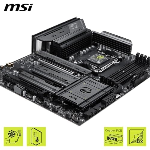 MSI MAG B850 Tomahawk MAX WiFi II Mainboard - Unterstützt AMD Ryzen 9000/8000 / 7000 Prozessoren, AM5-80A SPS VRM, DDR5 Memory Boost (bis zu 8400+ MT/s OC), PCIe 5.0 x16, M.2 Gen5, Wi-Fi 7, 5G Bild 8