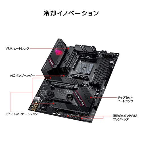 ASUS ROG Strix B550-F Gaming Mainboard Sockel (PC) AMD AM4 Formfaktor (Details) ATX Mainboard-Chipsa Bild 6