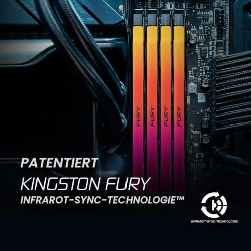 Kingston FURY Renegade Weiß RGB XMP 16GB 6400MT/s DDR5 CL32 DIMM Desktop Gaming Speicher - KF564C32RWA-16 Bild 6
