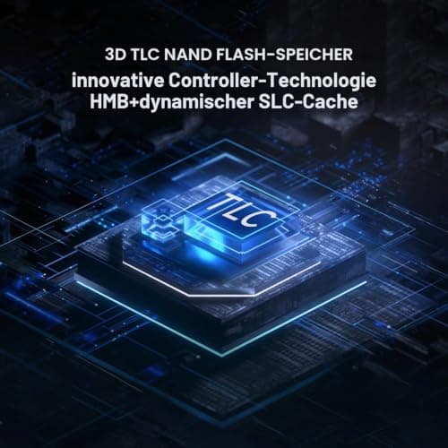 Ediloca EN705 SSD 2TB NVMe SSD M.2 PCIe Gen4, Interne SSD, 3D NAND TLC, bis zu 4800 MB/s, internes Solid-State-Laufwerk, dynamischer SLC-Cache, kompatibel mit PS5, Laptops und PC-Desktops Bild 8