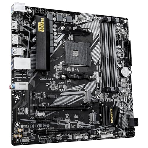 GIGABYTE B550M DS3H R2 Mainboard – AMD Ryzen 5000 Prozessoren, 5+3 Phasen VRM, bis zu 4733 MHz DDR4 (O.C.), 1x PCIe 4.0 + 1x PCIe 3.0 M.2, 1 GbE LAN, USB 3.2 Gen 1 Bild 6