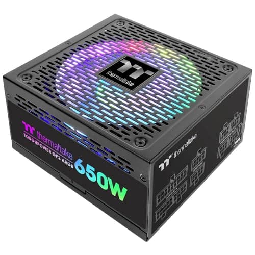 Thermaltake Toughpower GF2 ARGB 750W PC Netzteil | 80 Plus Gold | Vollmodular ATX | Riing Duo 140mm RGB + ARGB Side Panels | Smart Zero Fan (sehr leise) Bild 3