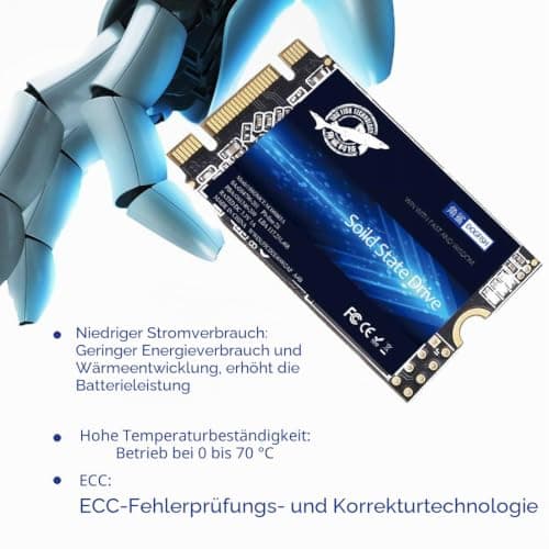 Dogfish 4TB SSD M.2 2280 SATA III Internal Solid State Drive 3D-NAND 6Gb/s NGFF Intern Festplatte Für Desktop Laptop Bild 5