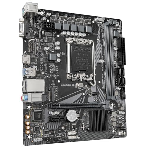 GIGABYTE H610M H V3 DDR4 Mainboard - Unterstützt Intel Core Prozessoren 14th CPUs, 4+1+1 Hybrid Phases Digital VRM, up to 3200MHz DDR4, 1xPCIe 3.0 M.2, GbE LAN, USB 3.2 Gen 1 Bild 6