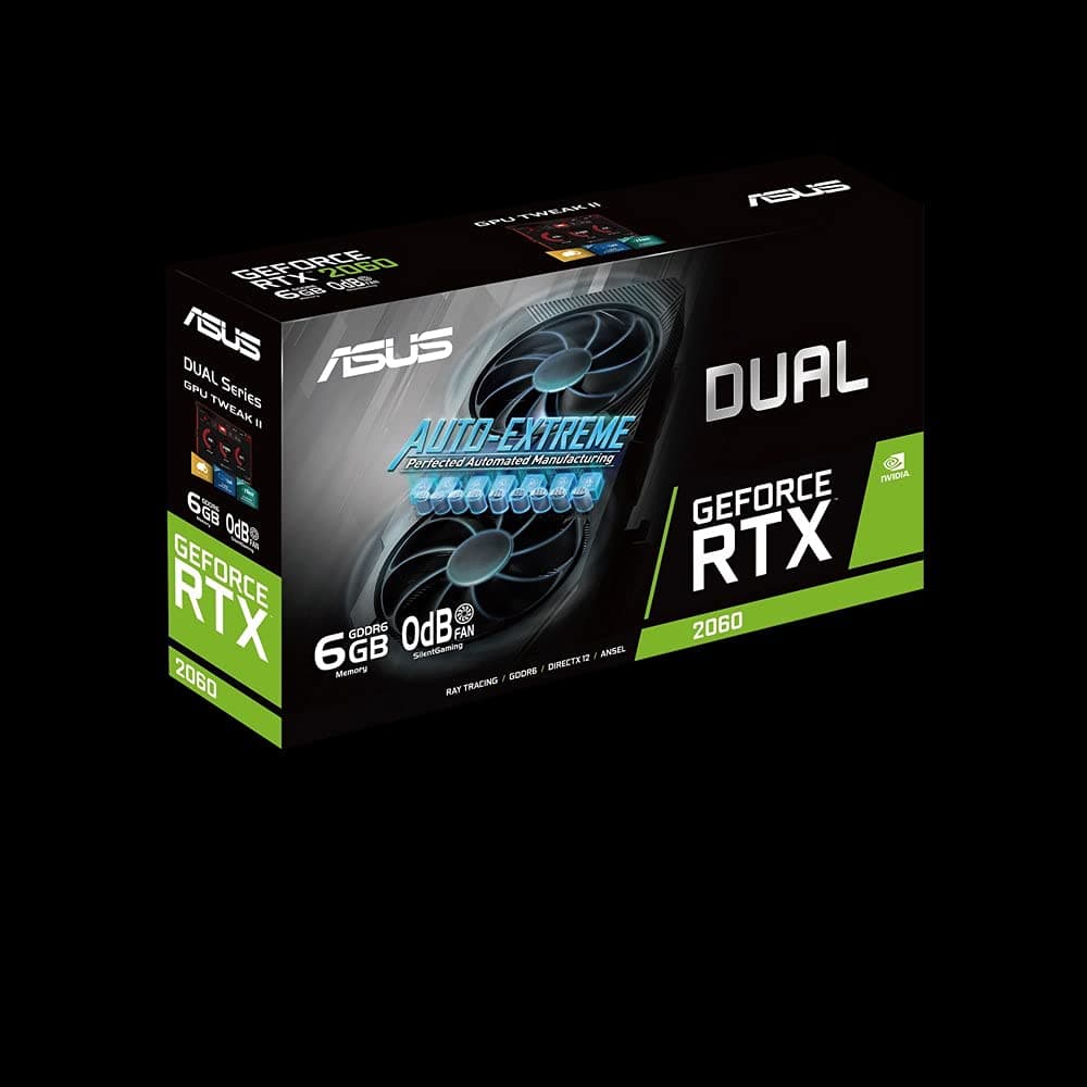 ASUS Dual Nvidia GeForce RTX 2060 EVO 12GB Gaming Grafikkarte (GDDR6 Speicher, PCIe 3.0, 2X HDMI 2.0b, 1x DVI, 1x DisplayPort 1.4a, DUAL-RTX2060-12G-EVO), Black Bild 6