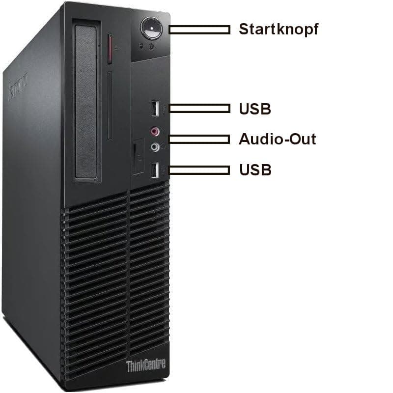 Lenovo M73 Silent Business Office Multimedia Computer mit 3 Jahren Garantie! | Intel Core i5 4570 3.6 GHz | 16 GB DDR3 | 512 GB SSD | WLAN | USB 3.0 | Windows 11 Prof. | MS Office 2010-7695 Intel Core i5 - 16 GB - 512 GB SSD - Win11 Intel Core i5 Bild 3
