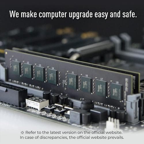 TEAMGROUP Elite TED432G3200C2201 DDR4 32GB Single (1 x 32GB) 3200MHz (PC4-25600) CL22 Unbuffered Non-ECC 1,2V UDIMM 288-Pin PC Computer Desktop Memory Module RAM Upgrade - TED432G3200C201 Bild 4