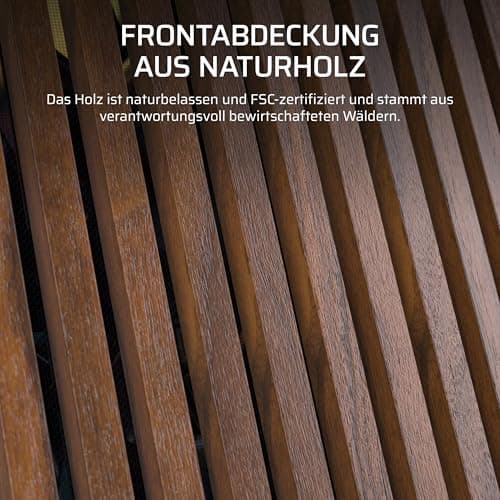CORSAIR Frame 4000D Wood RS Mid-Tower-ATX-PC-Gehäuse – Schwarz & Walnuss | Modulares, Holzfrontpanel, 4x RS120 PWM-Lüfter Enthalten, InfiniRail-Lüfterhalterungssystem, GPU-Anti-Sag-Stabilisierungsarm Bild 7
