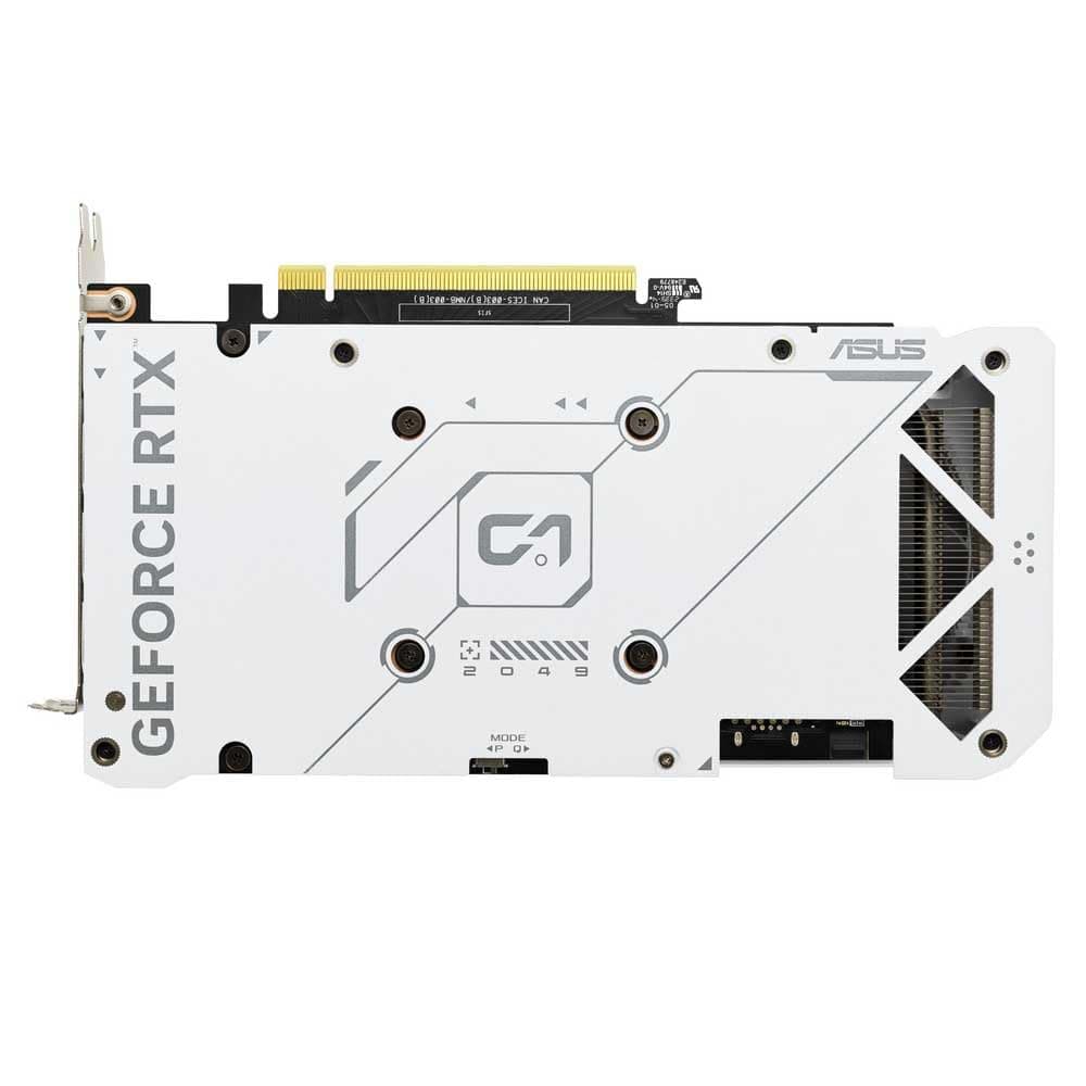 ASUS Dual GeForce RTX 4060 EVO White OC Edition 8GB GDDR6 Gaming Grafikkarte weiß (Nvidia GeForce RTX4060 DLSS3, 246 AI Tops, PCIe 4.0, 1x HDMI 2.1a, 3X DisplayPort 1.4a, DUAL-RTX4060-O8G-EVO-WHITE) Bild 3