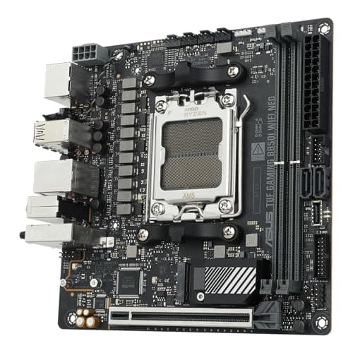 ASUS TUF Gaming B850I WiFi NEO AMD B850 Mini-ITX Mainboard (8+2+1 80-A-DrMOS, DDR5, PCIe 5.0, 2X M.2, WiFi 6E, 2.5Gb-Ethernet, USB-C 20 &10 Gbps, HDMI, DisplayPort, BIOS Flashback, Aura Sync) Bild 6