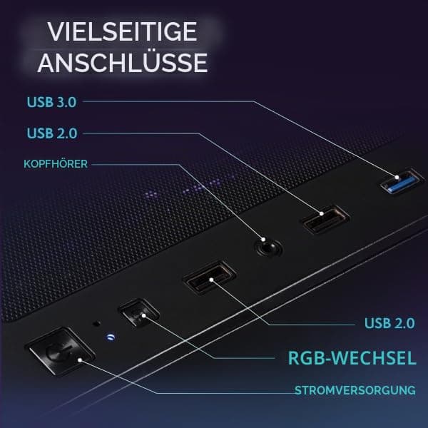 Vibox V-8 Gaming PC Set Komplett • Monitor 23 Zoll • AMD Ryzen 5 5500 6-Kern • Nvidia RTX 3050 6GB • 16GB RAM • 500GB SSD • Windows 11 • WLAN 6 + Bluetooth 5.4 RTX 3050 Schwarz Bild 7